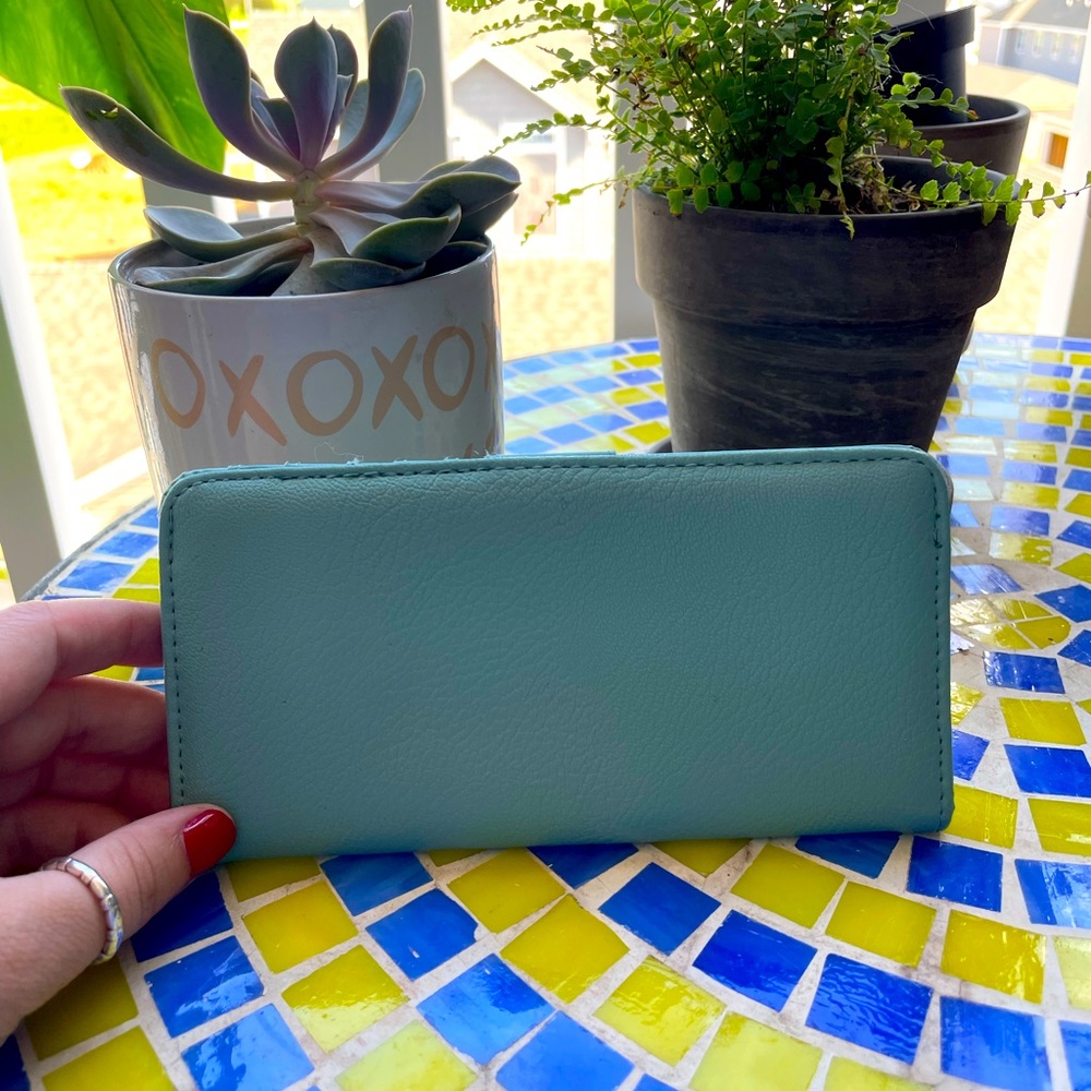 Blue wallet